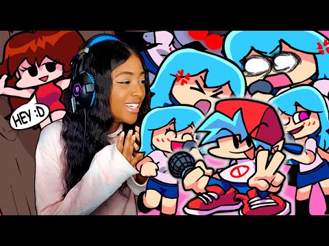 BOYFRIEND'S NUMBER ONE FANGIRL JUST LEFT GIRLFRIEND HANGING!!! | Friday Night Funkin [VS Sky Mod]