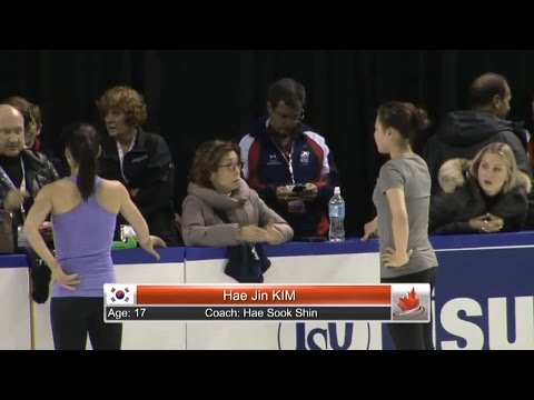 2014 Skate Canada 김해진 Hae Jin KIM FS Official Practice (HaeJin Cut Ver.)