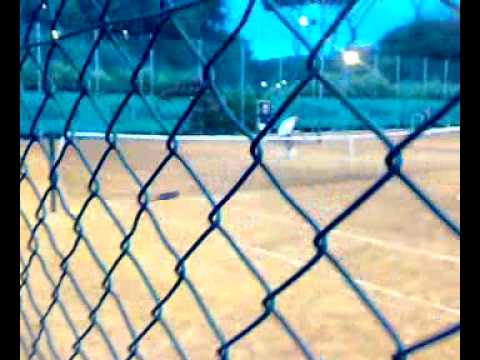 Un gatto alla scuola di tennis