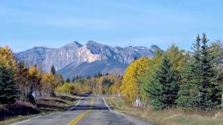 preview picture of video 'Driving Alberta Highway 1A to Canmore'