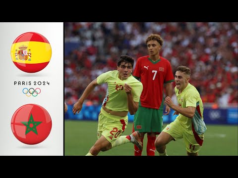 [ Semi-Final ] Spain vs Morocco | Extended Highlights | Paris 2024