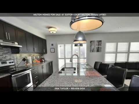 MILTON HOMES FOR SALE: 61 SUITOR COURT, MILTON L9T8S1, Ontario - Virtual Tour