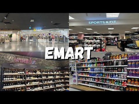 EMART 🇰🇷🛒 Mantimentos, vinhos, itens esportivos e acessórios para carros coreanos