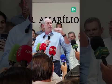 ‘Meu juízo diz pra eu não ser candidato, mas meu coração está balançado’, diz Ciro sobre Governo do CE