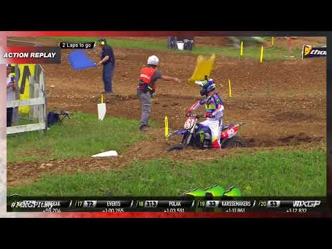 Geerts crash | MX2 Qualifying | MXGP of Italy 2022 #MXGP #Motocross