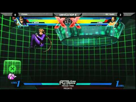 FGTVLive UMvC3 (4/20/12) Fraud-Free Fridays - GCYoshi Vs. Chrisis