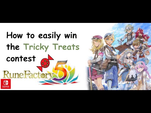 How to easily win the tricky treat contest in rune factory 5