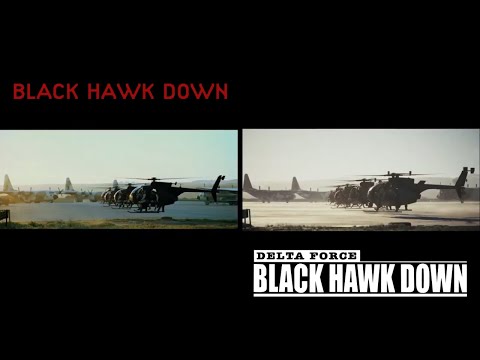 Irene Comparison - Black Hawk Down (2001 Film VS 2025 Game)
