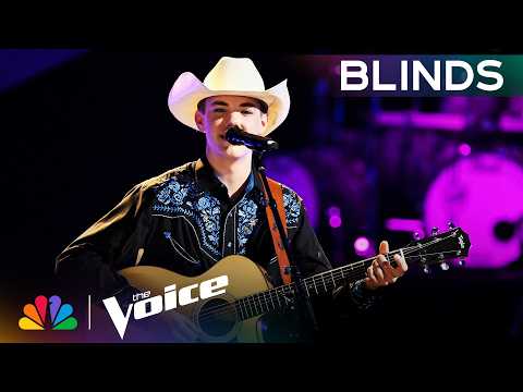 14-Year-Old Country Artist Earns Instant Turn | The Voice Blind Auditions | NBC