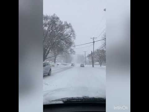 Driving from  Lititz pike to Fruitville pike during snow storm, Lancaster County, PA. (02/01/2021)