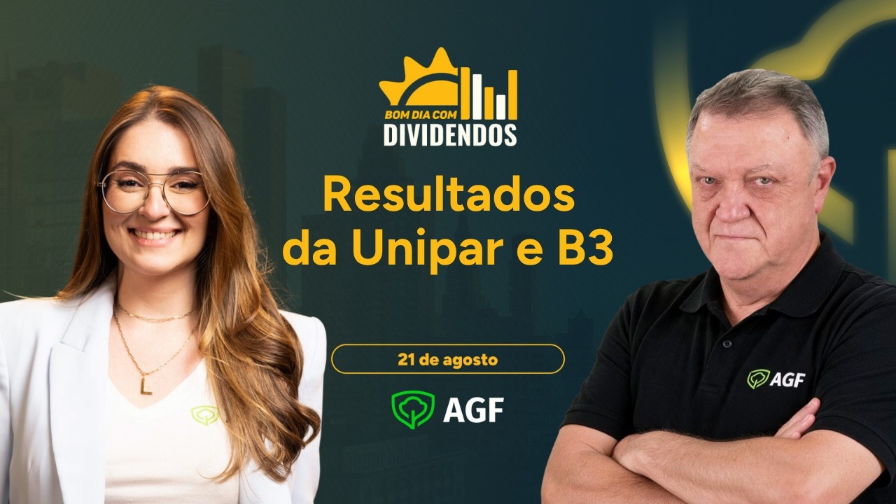 UNIP6 e B3SA3: resultados opostos no 2T26 | Bom Dia com Dividendos
