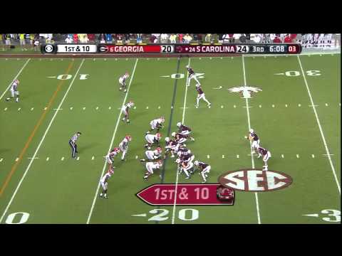 2014 USC vs Georgia - Brandon Wilds 4 Runs for 31 Yds