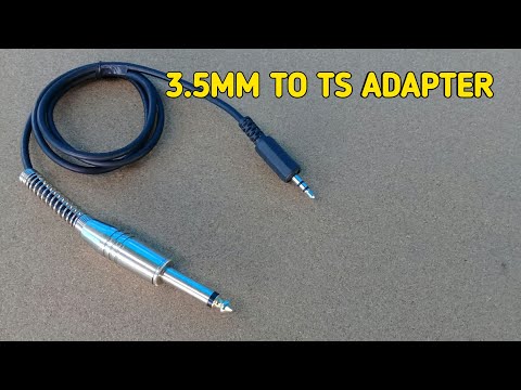 How To Make 3.5mm To 1/4 TS Cable
