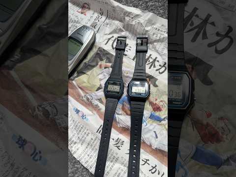 Casio F-84W vs F-91W #casio #watch #jdm #japan #classic #vs #old #older #vintage