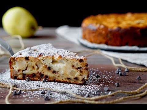 Torta Ricotta, Cioccolato e Pere