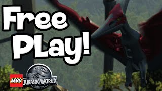 Flying Dinosaurs! - LEGO Jurassic World (PS4) - Free Play Episode 7 (Let