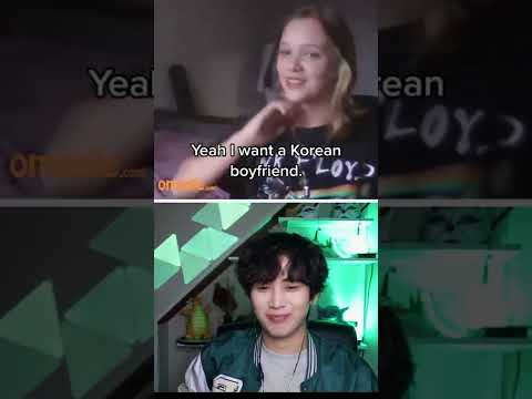 She wants Korean boys