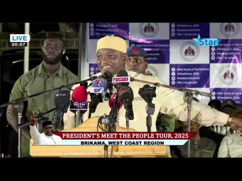 H.E ADAMA BARROW |  MEET THE PEOPLE TOUR 2025 BRIKAMA, WEST COAST REGION