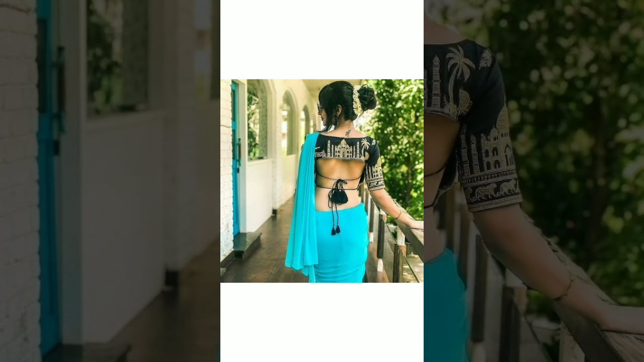 Watch video Blouse back neck with Dori Pattern |Dori Design | #priyascreativity #shorts Now Blouse back neck with Dori Pattern |Dori Design | #priyascreativity #shorts