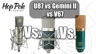 Video thumbnail for U87 Vs Gemini II Vs MXL V67i - Mic Shootout on vocals by Adam Steel