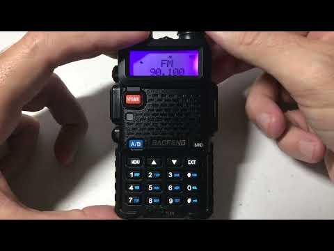 BAOFENG UV-5R | How to use the FM Radio