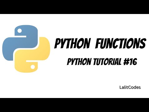 Python Tutorial Functions 16 Lalit Codes