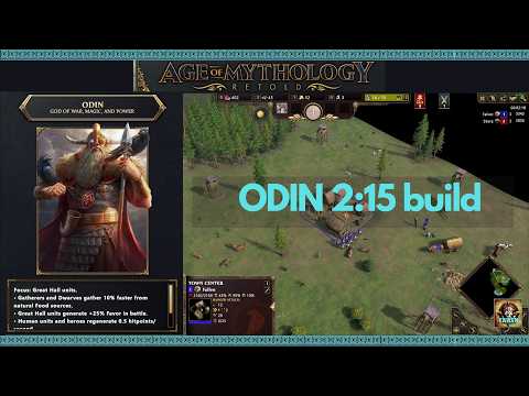 Age of Mythology retold | Odin 2:15 up time build order