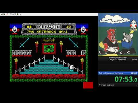 Dizzy 3: Fantasy World Dizzy - speedrun (any% ZX Spectrum) in 15:13 by TwoSpacesSG