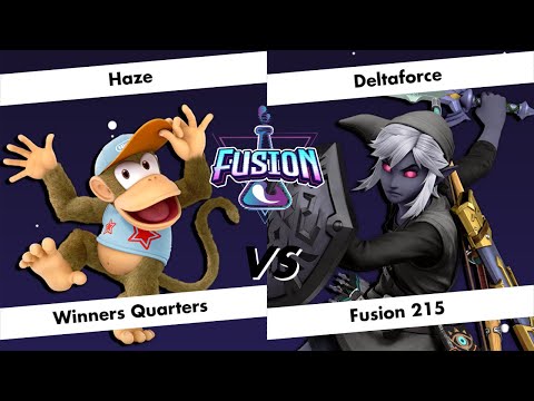 Fusion 215 - Haze (Diddy Kong) vs Deltaforce (Link) - Winners Quarter-Finals