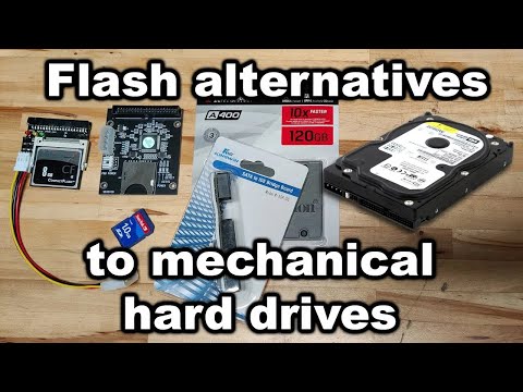 Frankenware: Modern flash storage on vintage computers: IDE to CF, SD, SATA & SSD