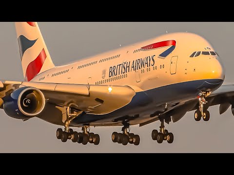 SUPER CLOSE UP A380 LANDINGS at LAX | Los Angeles Airport Plane Spotting