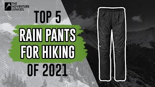 Top 5 Rain Pants For Hiking Of 2021