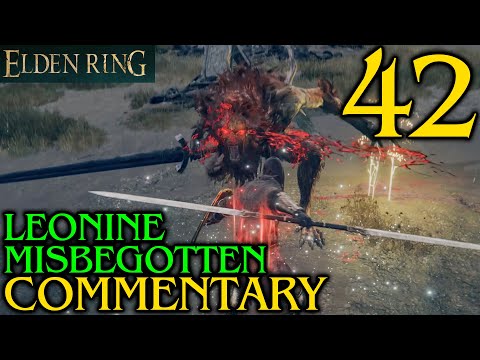 Legendary Weapon! Elden Ring Walkthrough Part 42 - Leonine Misbegotten Boss Battle (PS5 Gameplay)