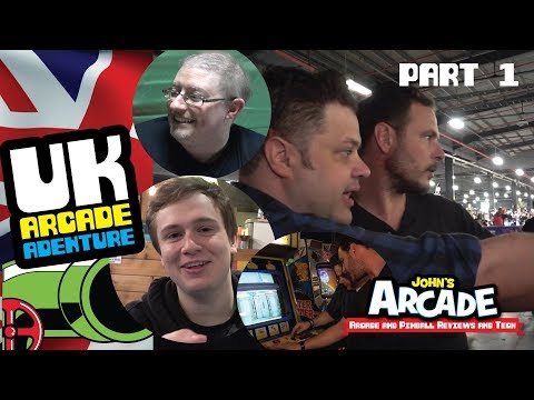 UK ARCADE ADVENTURE - PART 1 - Play Expo Manchester 2017 Retro Games Party Tour