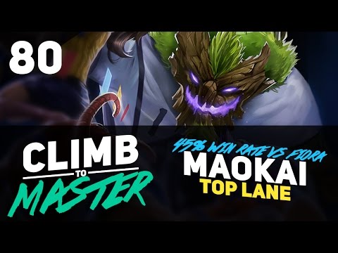 45% Win Rate MAOKAI Vs Fiora - Climb to Master - Episode 80