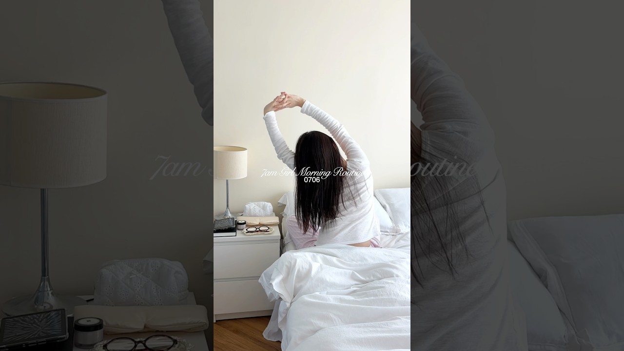 Timestamped 7am girl morning routine💗🎀🌸 #morningvlog #pinterest #selfcare #skincare #aesthetic