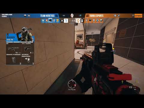 TEAM HERETICS vs YARIK ESPORTS | ESL R6 (PC) Challenger League Qualifer Playoffs Season 11 Europe 20