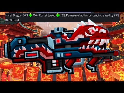 Pixel Gun 3D - Harsh Dragon Buff Gameplay 