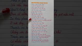 Học tiếng anh qua bài hát - HEAL THE WORLD - MICHAEL JACKSON - [Lyrics + Vietsub] - study with me