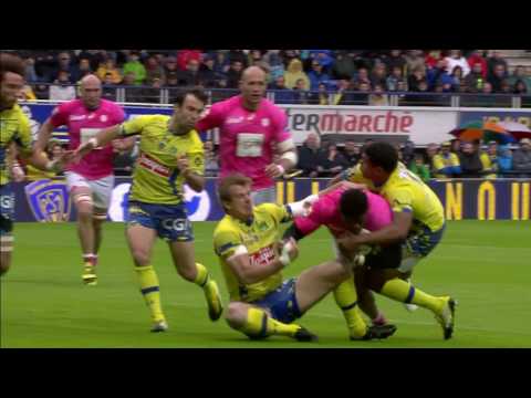TOP 14 – Clermont - Stade Français : 36-10 Essai Djibril CAMARA (PAR) – J24 – Saison 2015-2016