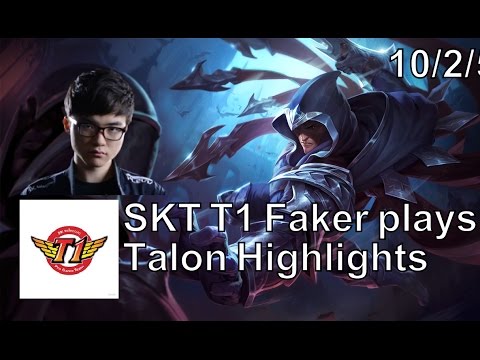 SKT T1 Faker - Talon vs. Quinn - Euw LoL Challenger Highlights