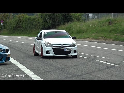 Opel Astra OPC 2.0 Turbo 350+ hp - Start Up, Revs. Flames and EPIC Accelerations!!