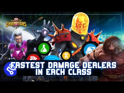 🔥 FASTEST Damage Dealers in Each MCOC Class
