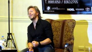 A medio vivir - Noel Schajris, Rueda de Prensa