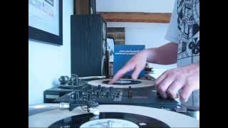 Mr.Krum cutting doubles of Soundsci - 'The Ultimate (Breaks & Beats Mix)' 45