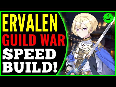 ERVALEN Guild War & Review! (Speed Build) 💥 Epic Seven