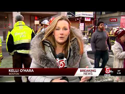 High Rise Fire (Live Remote) - WCVB