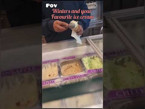 Comment me bravo #icecream #winter #food#foodie #girl #love #shorts