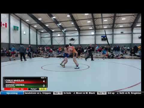 Cadet 182 Cyrus Wheeler Washington Vs Dominic Kremer Washington