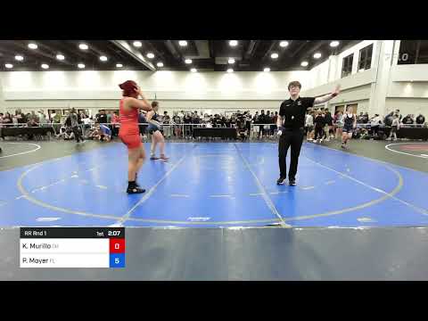 170 lbs Rr Rnd 1   Katherine Nicole Murillo, Oh vs Payton Moyer, Fl